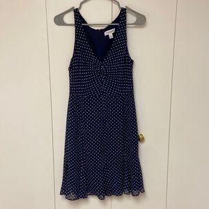 Kate Young for Target Navy Polka Dot Dress